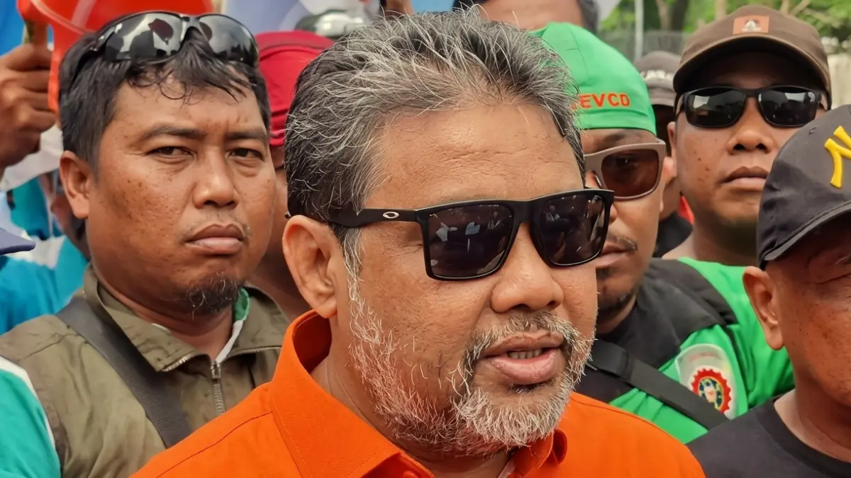 Presiden Konfederasi Serikat Pekerja Indonesia (KSPI) dan juga Ketua Umum Partai Buruh, Said Iqbal.