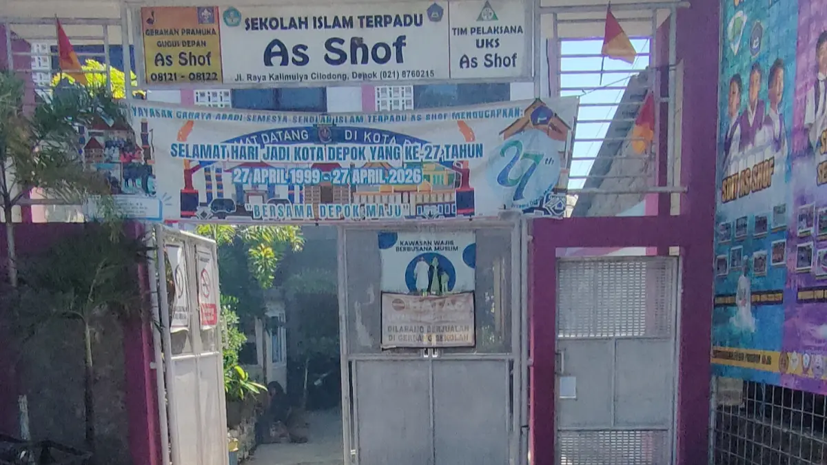 SIT As Shof merupakan salah satu sekolah swasta gratis yang masuk program RSSG tahun ini. (Fajar/Radar Bogor)