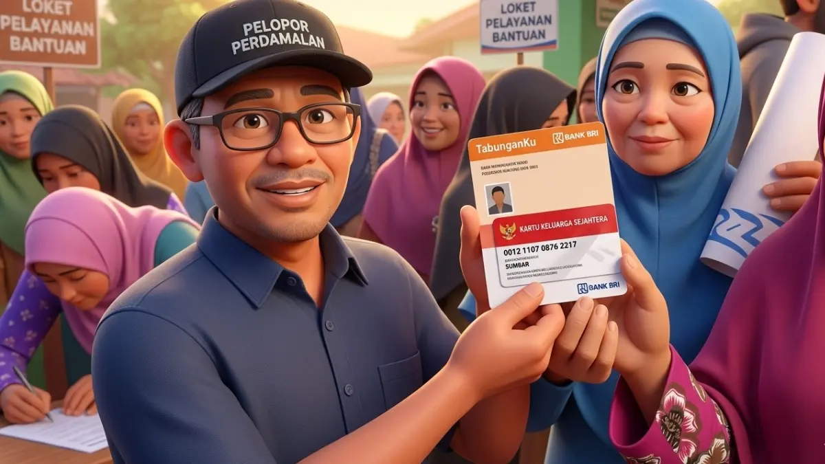 Ilustrasi Penyaluran Bansos PKH dan BPNT (Foto: Instagram @program_bansos_kab_lebak/diperbarui oleh AI)
