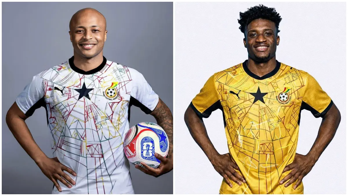 Jersey Timnas Ghana di Piala Dunia 2026.