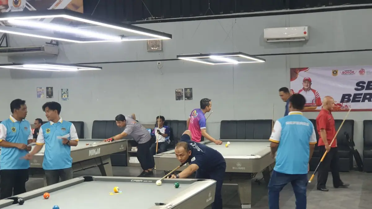 Turnamen Biliar Bupati Bogor Cup 2026. (Foto : Billy/Radar Bogor)