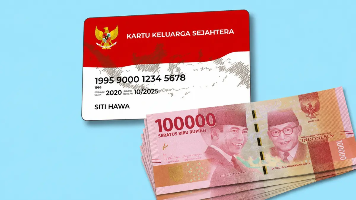 Ilustrasi KKS Merah Putih alat untuk cairkan bansos. (Foto: YouTube Linjamsos Oke/diolah oleh AI)
