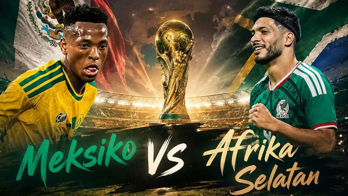 Meksiko akan menghadapi Afrika Selatan pada laga pertama Fase Grup Piala Dunia 2026.