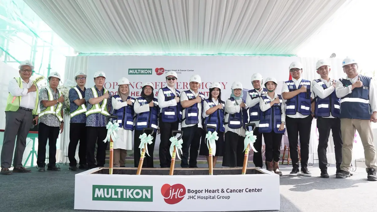 PT Bogor Kardia Indonesia mencatatkan pencapaian penting (milestone) dalam pembangunan proyek Bogor Heart and Cancer Center (BHCC) di Jalan Sholeh Iskandar, Kota Bogor. (Dok. Bogor Kardia Indonesia)