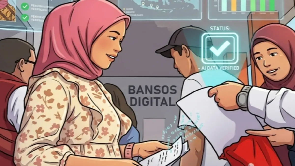Ilustrasi batas akhir KPM menerima bansos/Youtube Kemensos RI/Diolah oleh Gemini AI