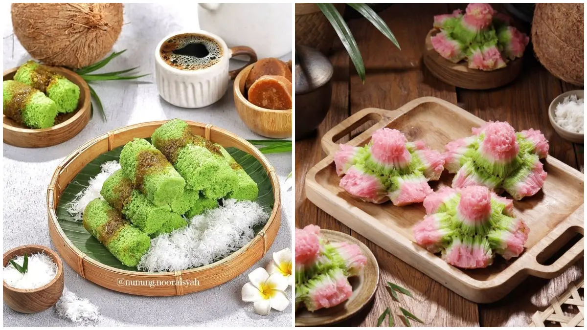 Ilustrasi kue tradisional Indoneisa yang bebas gluten. (Foto: Pinterest)