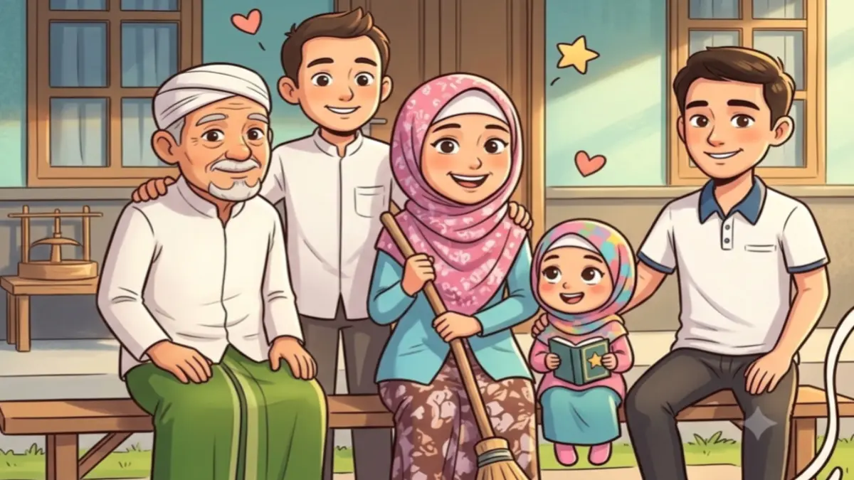 Ilustrasi penerima bansos PKH Validasi System (Foto: Instagram @kemensosri/diolah oleh Gemini AI)