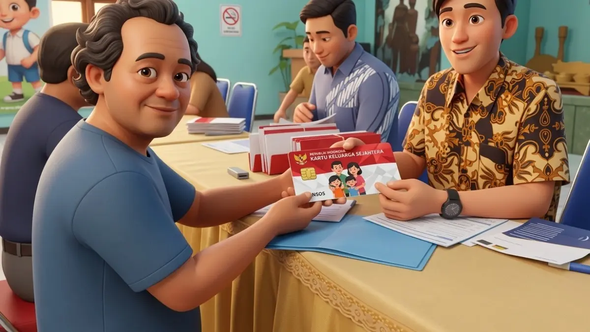 Ilustrasi Penyaluran Bansos PKH dan BPNT Tahap 2 Untuk KPM (Instagram @pemkotkediri diperbarui oleh Gemini AI)