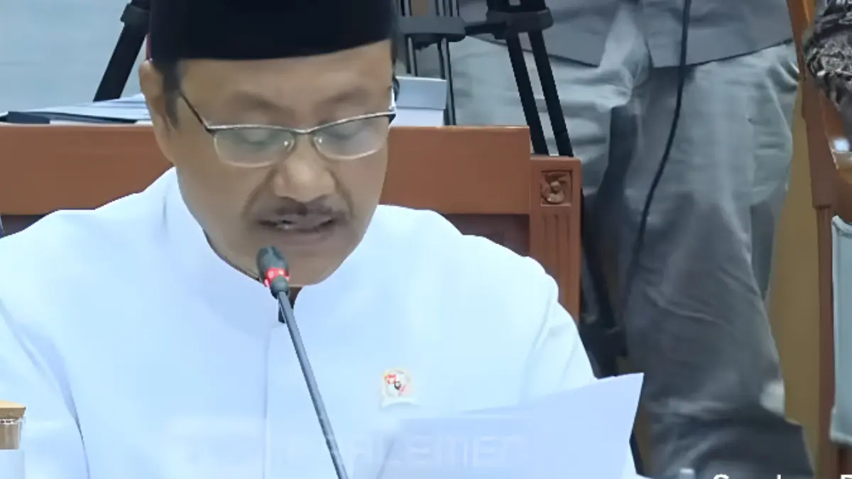 Menteri Sosial Saifullah Yusuf (Gus Ipul). (Foto: YouTube TVR Parlemen)