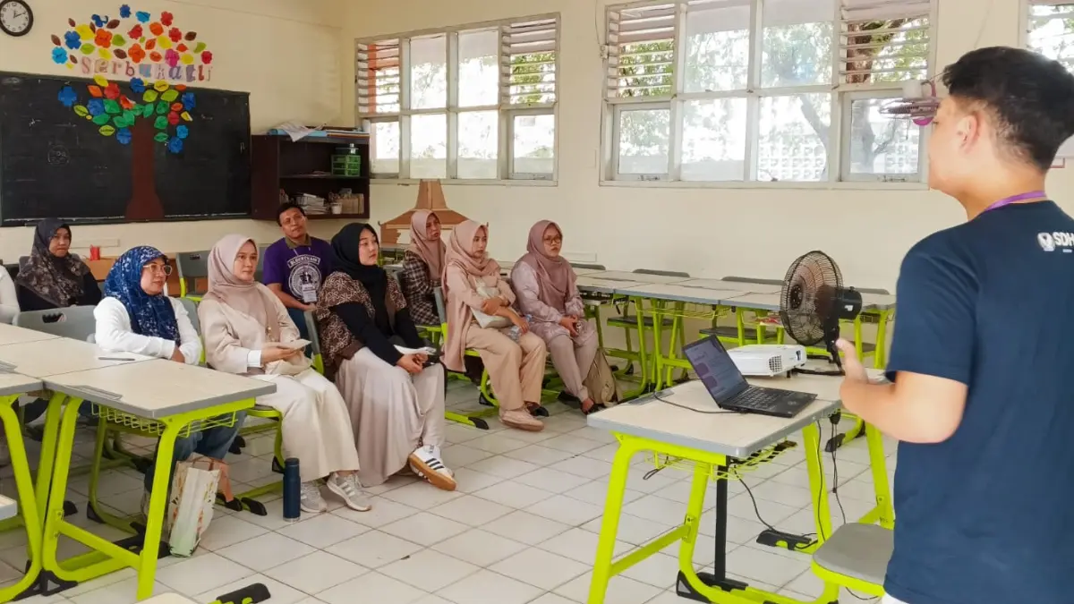Salah satu kelas Temu Pendidik Nusantara (TPN) XIII Kota Bogor. (Fikri/Radar Bogor)