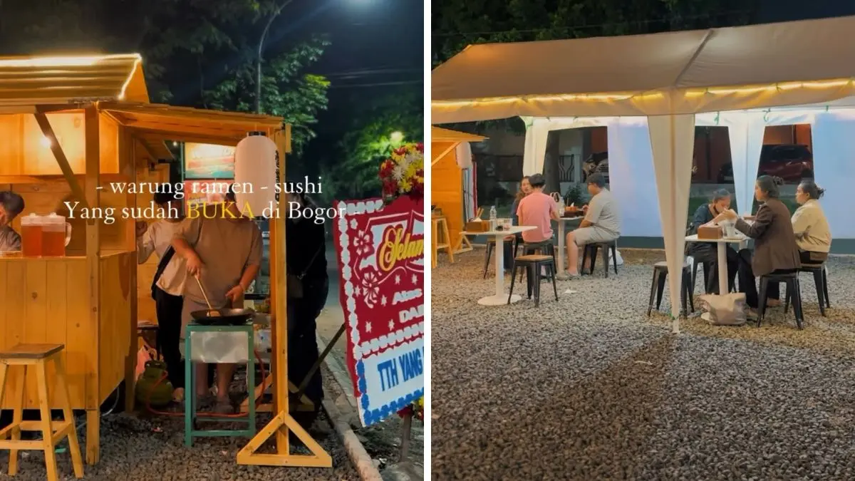 Suasana Daiichi Yatai, warung ramen dan sushi baru di Bogor. (Foto: Instagram @daiichi.yatai)