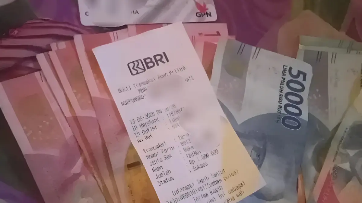 Bukti pencairan bansos PKH (Foto: YouTube Arfan Saputra Channel)