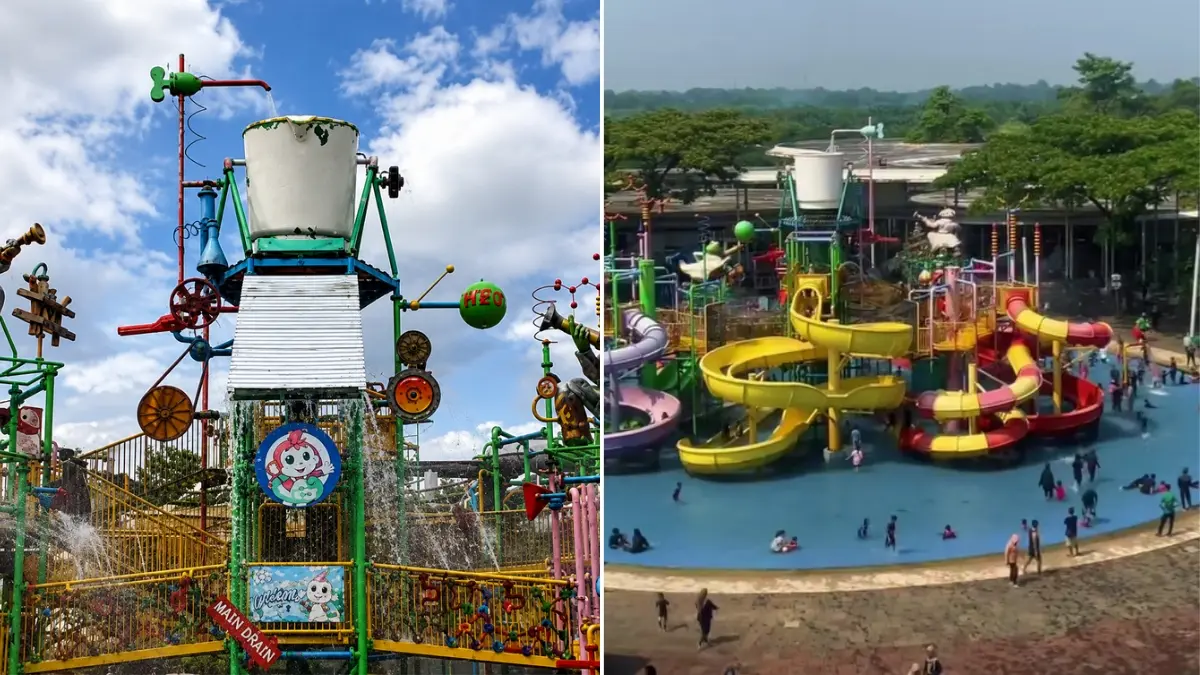 Go! Wet Waterpark Grand Wisata, Bekasi. Foto: Instagram @gowet_grandwisata