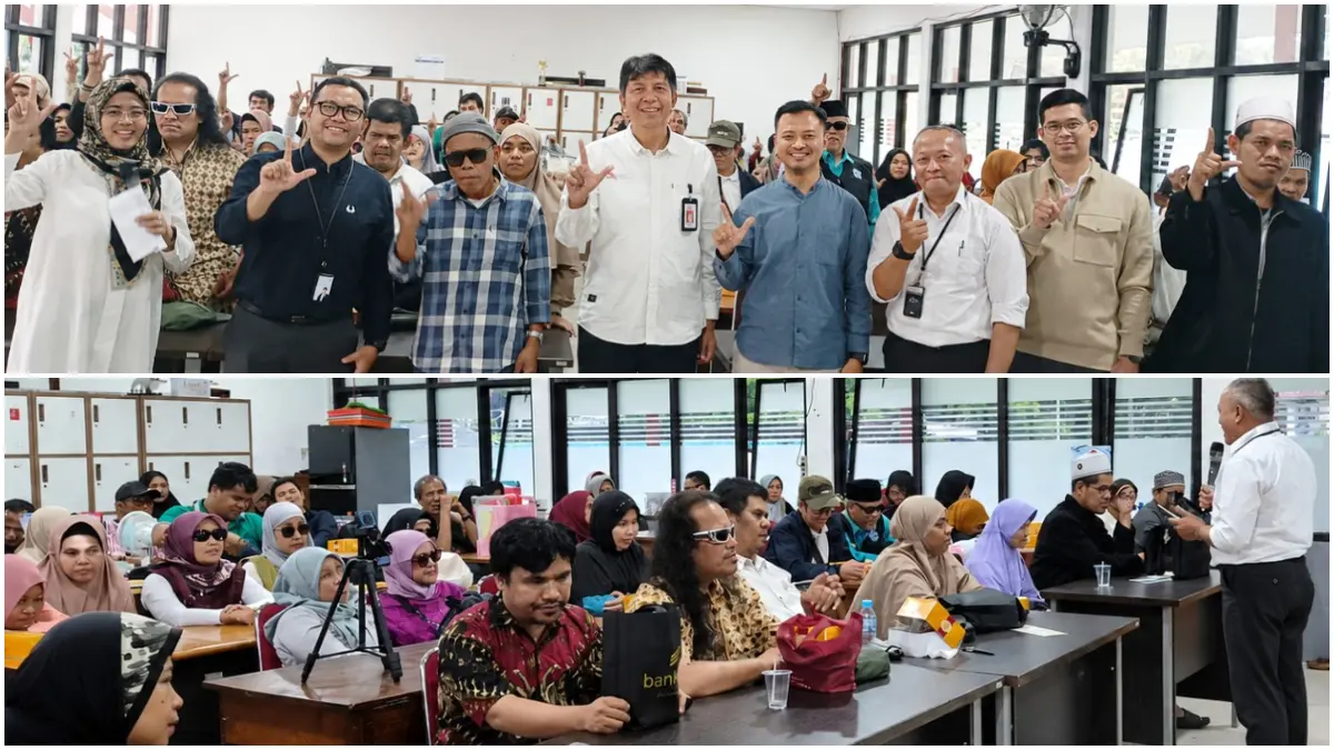 Program DIA KITA atau Disabilitas Berdaya, Keuangan Inklusif Tercipta digagas OJK Provinsi Jawa Barat bersama bank bjb digelar di SLB Negeri A Bandung. (Dok. bank bjb)