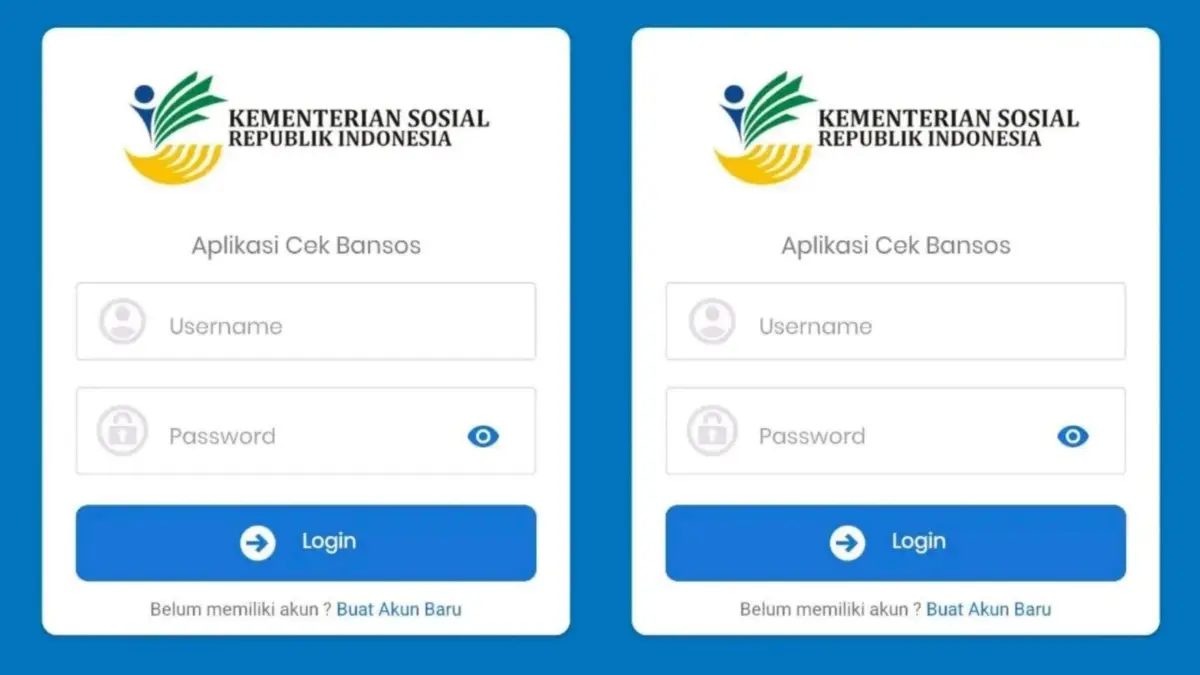 Ilustrasi login aplikasi Cek Bansos. (Foto: kominfo.magetan.go.id)