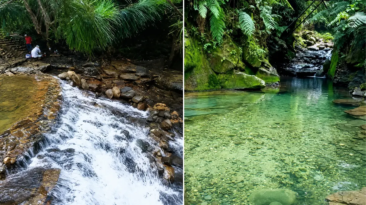 Kolam Balong Endah yang jernih seperti kaca, salah satu wisata di Bogor. (Foto: Instagram @balongendahgse)