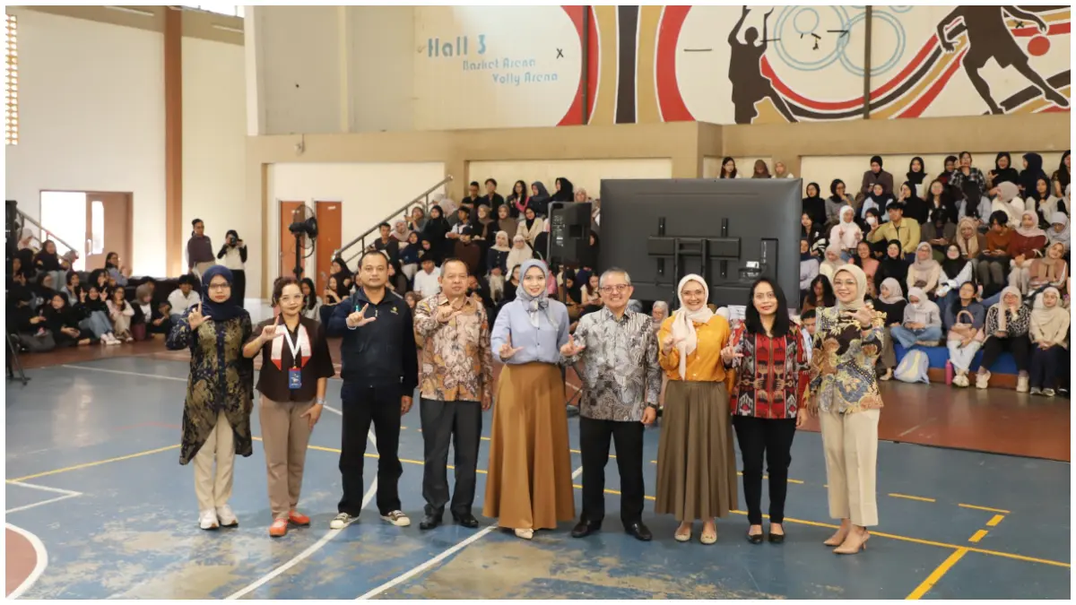 Para mahasiswa KKN Tematik Literasi untuk berperan aktif dalam meningkatkan budaya baca masyarakat. (Foto : Perpusnas for Radar Bogor)&nbsp;