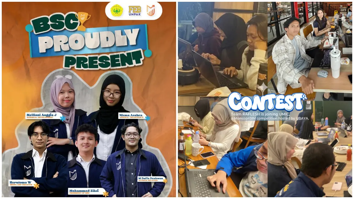 Tim Tekwan FEB Unpak yang berhasil meraih juara ketiga pada kategori ERP.