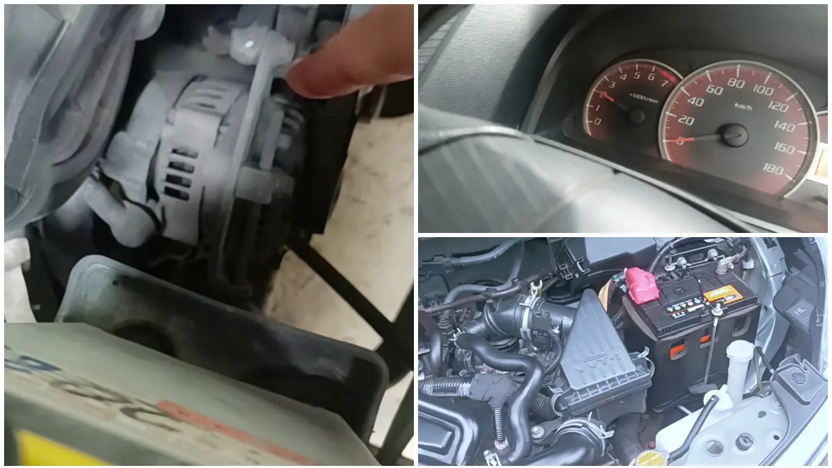 Alternator pada mobil yang berfungsi menyuplai atau charge aki. (Foto: YouTube @TipsOtomotifChannel)