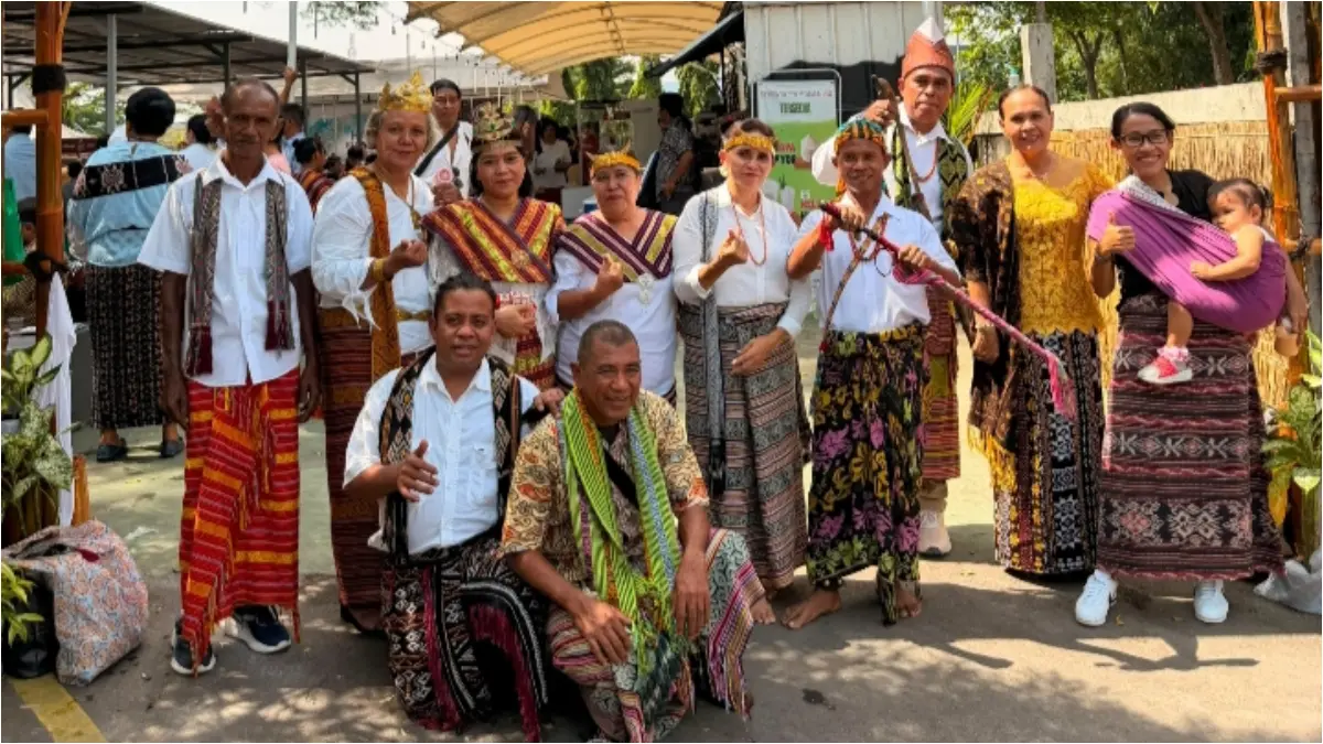 Gereja Paroki Santo Andreas di Sukaraja, Kabupaten Bogor mengadakan misa inkulturasi dan mengusung adat NTT. (Dok. Flobamora NTT, Paroki Santo Andreas/Paroki PSA)