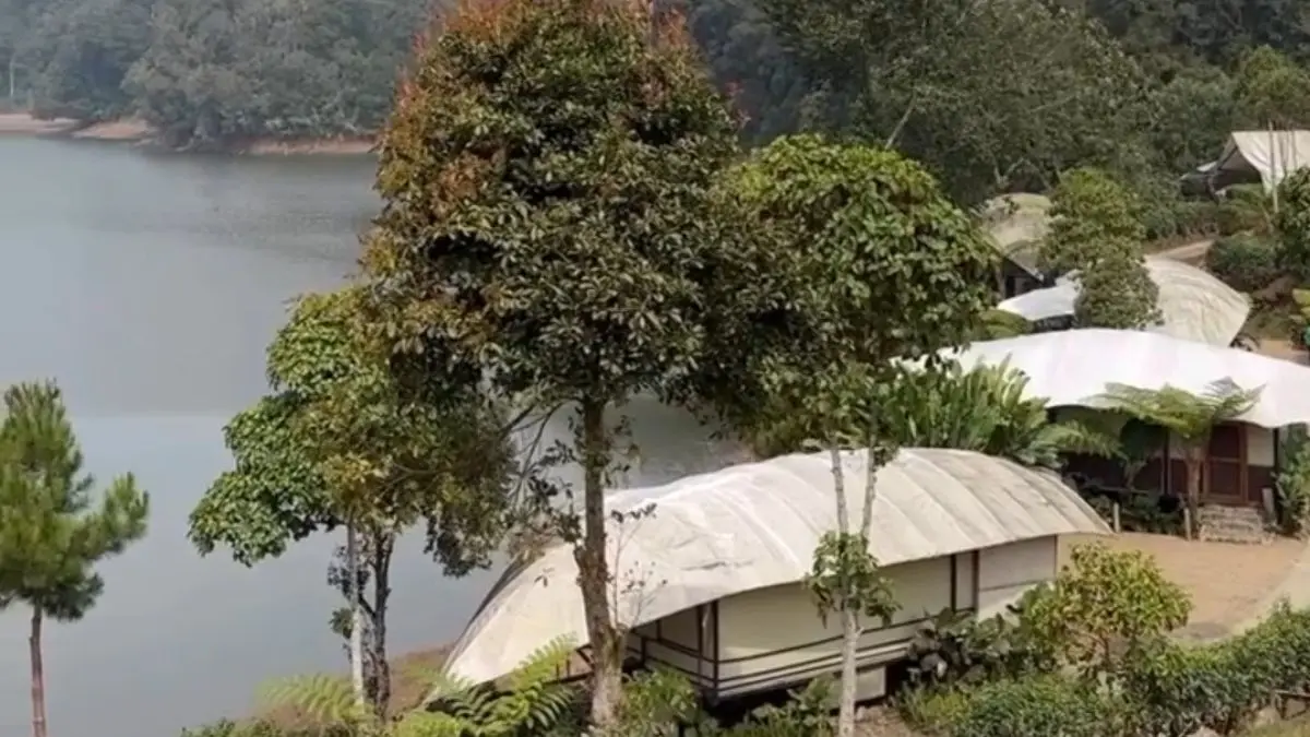 Glamping Lakeside Rancabali, Ciwidey, Bandung. (Foto:  Instagram @glamping_lakesiderancabali)
