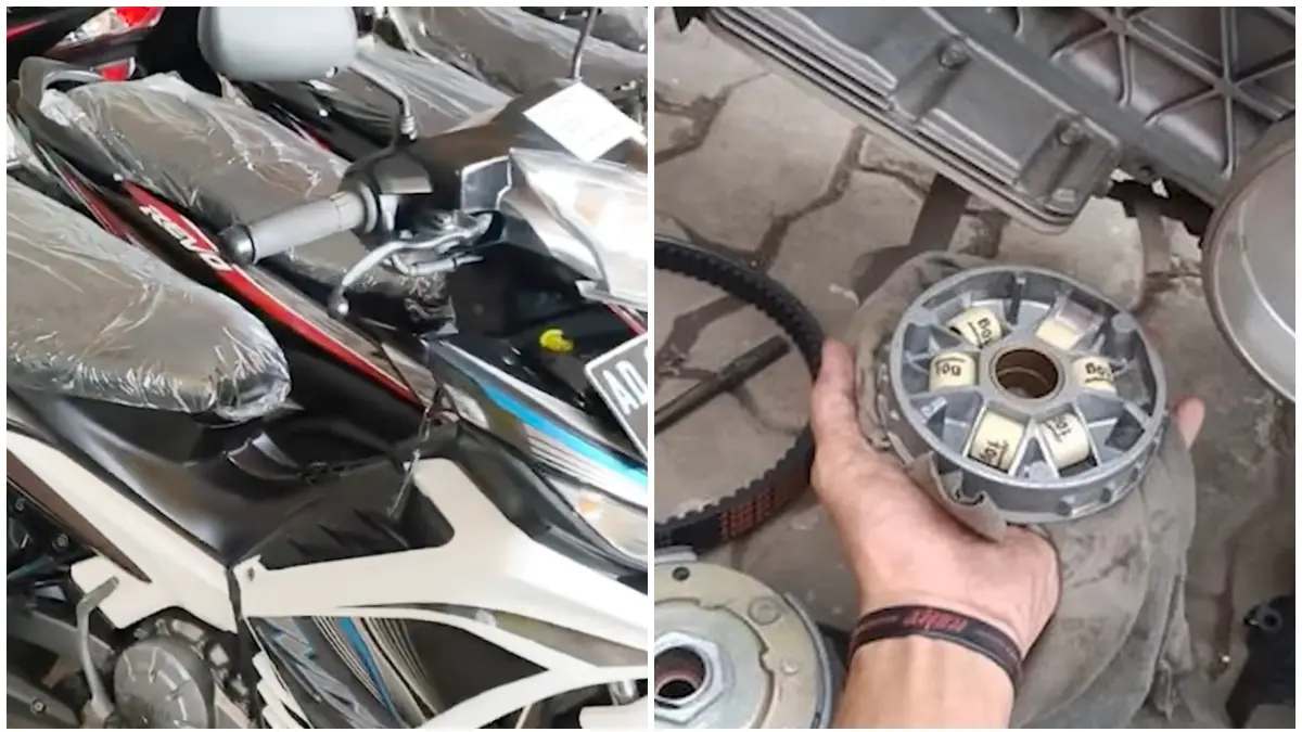 Ilustrasi perawatan motor bekas (Foto: Kanal YouTube @HNDGarage)