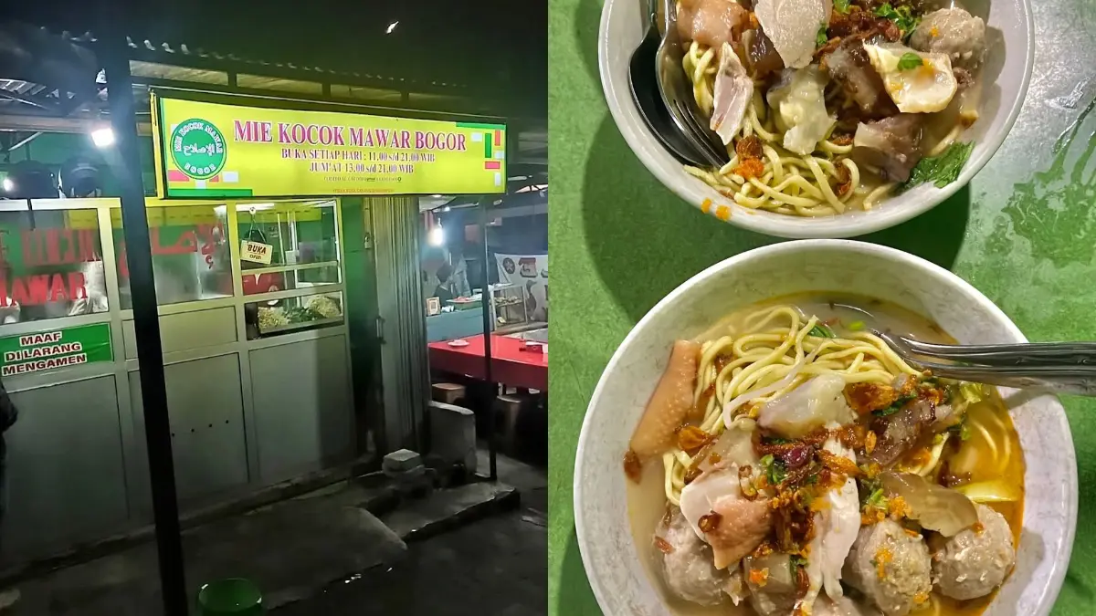 Mie Kocok Mawar, salah satu makanan legendaris di Bogor. (Foto: Instagram @miekocokmawar)
