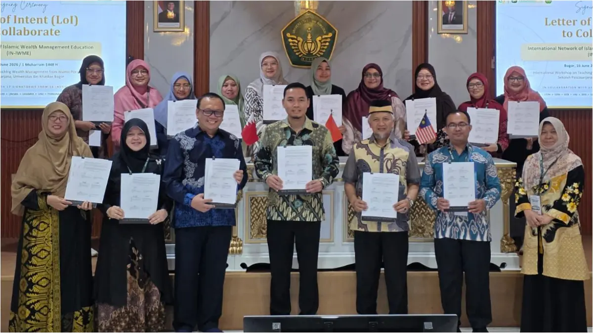 Workshop bertajuk International Workshop on Teaching Wealth Management from Islamic Perspective: Insights from Southeast Asian Universities digelar di ruang konferensi Universitas Ibn Khaldun (UIKA) Bogor. (Dok. Humas Sakinah Finance)