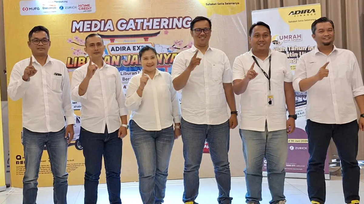 Adira Finance menggelar Adira Expo di Plaza Jambu Dua, Kota Bogor, 19–21 Juni 2026 dan menawarkan berbagai promo pembiayaan menarik serta aktivitas hiburan keluarga selama momentum libur sekolah.(Dede/Radar Bogor)