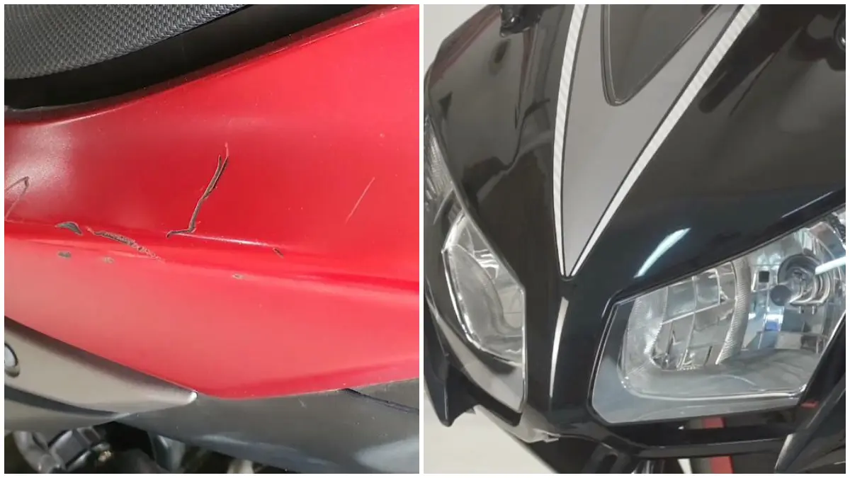 Ilustrasi cara perawatan body motor yang bercat glossy dan doff. (Foto: kanal YouTube @MOTORPlus)