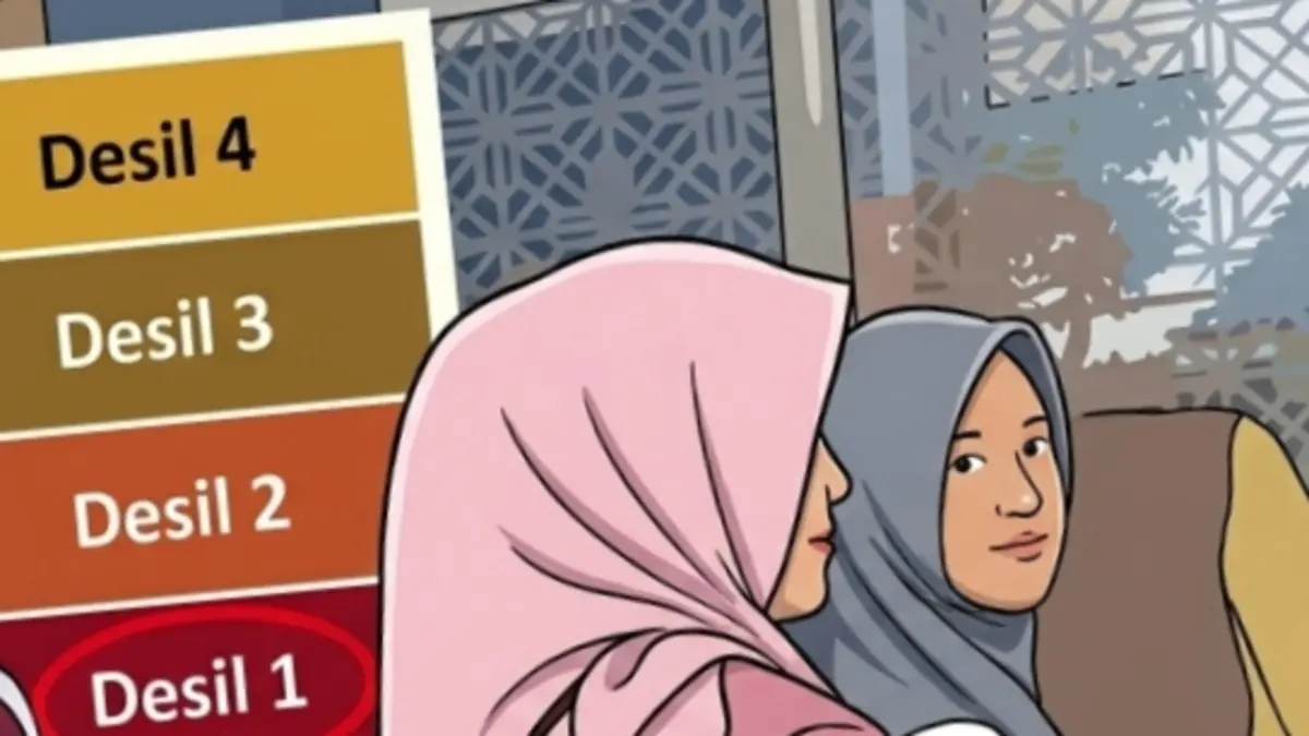 Ilustrasi penyaluran bansos baru untuk Desil 1-4. (Instagram @kemensosri/Diolah oleh Gemini AI) 