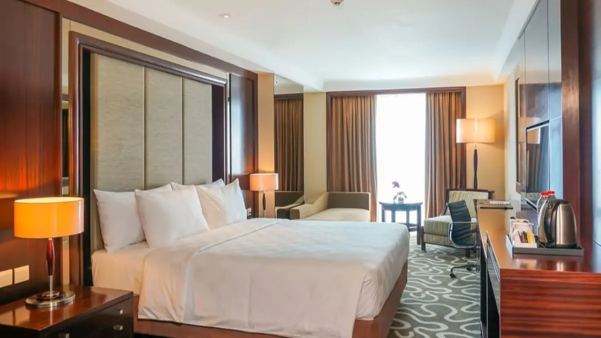 Interior kamar di Swiss Belhotel Serpong. Foto: Instagram @swissbelhotel_serpong