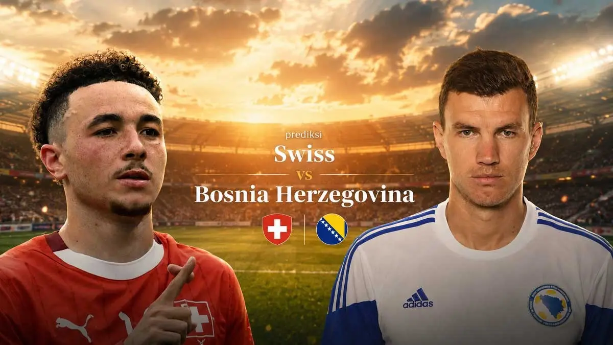 Kapten Swiss Granit Xhaka akan bertemua bomber veteran Bosnia Herzegovina Edin Dzeko pada laga Swiss vs Bosnia.