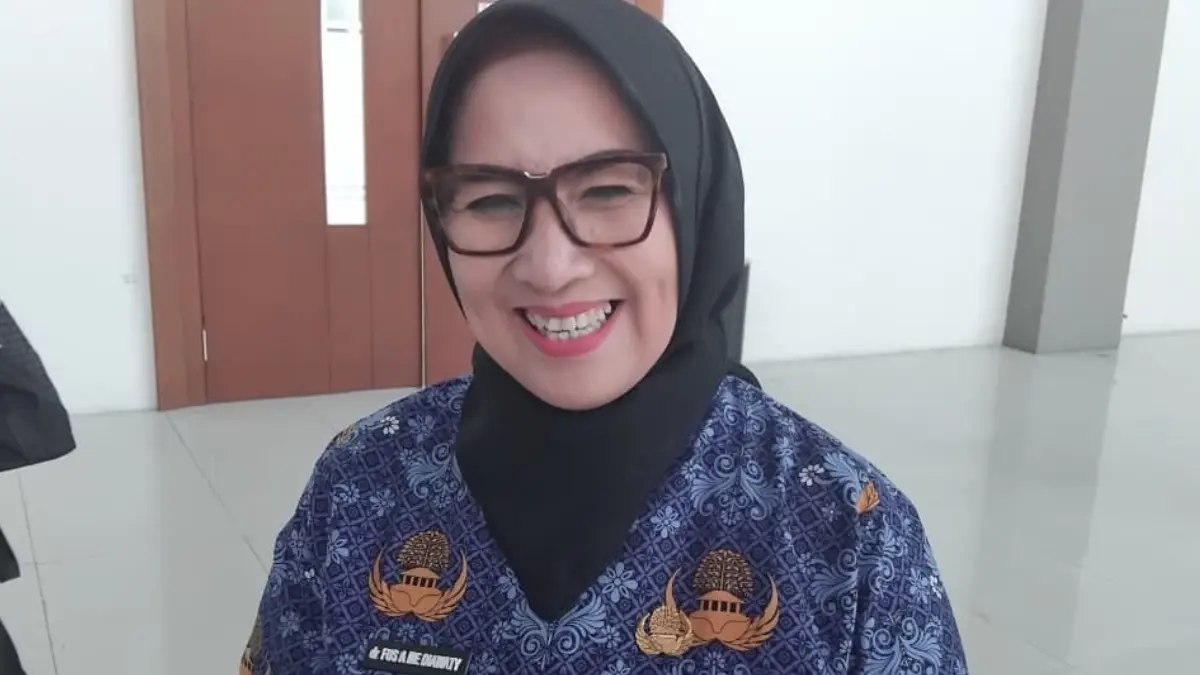 Kepala Dinas Kesehatan Kabupaten Bogor dr. Fusia Meidiawaty saat menyampaikan keterangan. (Muhammad Ali/Radar Bogor)