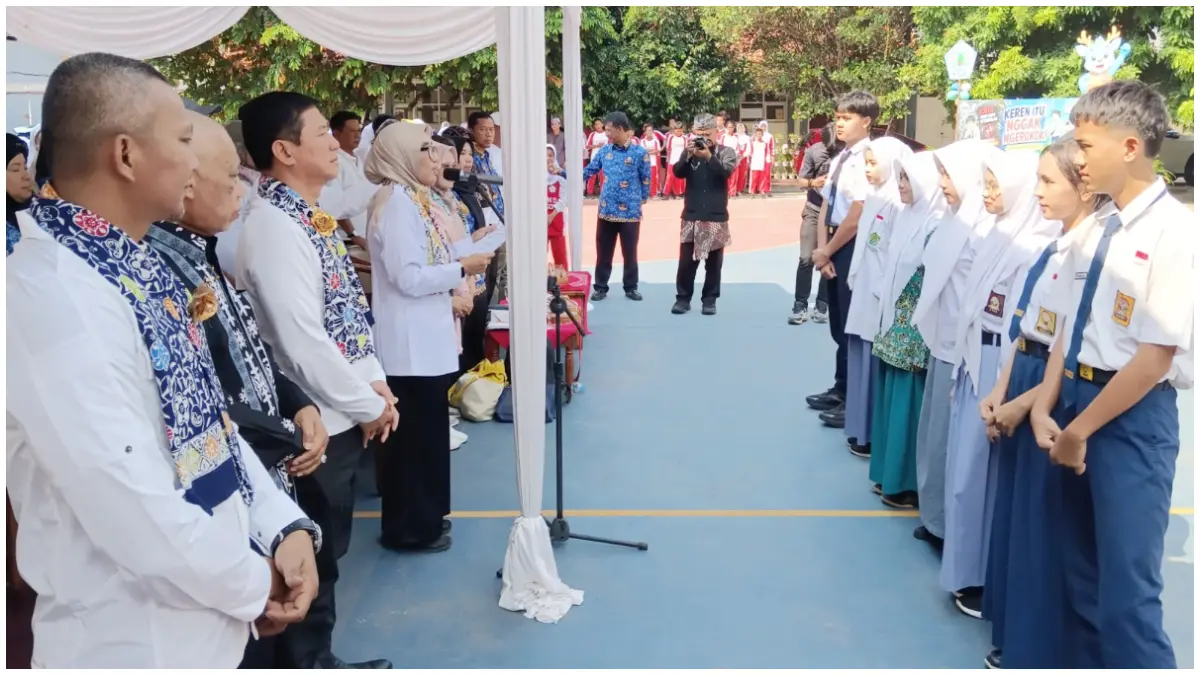 Pelantikan Duta Kawasan Tanpa Rokok (KTR) dari kalangan pelajar jenjang SMP dan SMA. (Foto : Fikri/Radar Bogor)