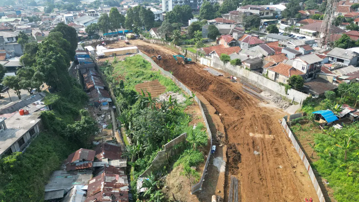 Progres trase Jalan Saleh Danasasmita (Dzikry/Radar Bogor)