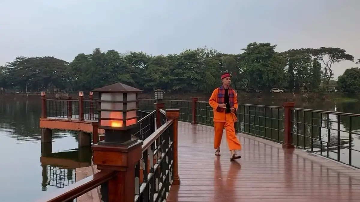  Setu Babakan, salah satu destinasi wisata di Depok. (Foto:  Instagram @pbbsetubabakan)