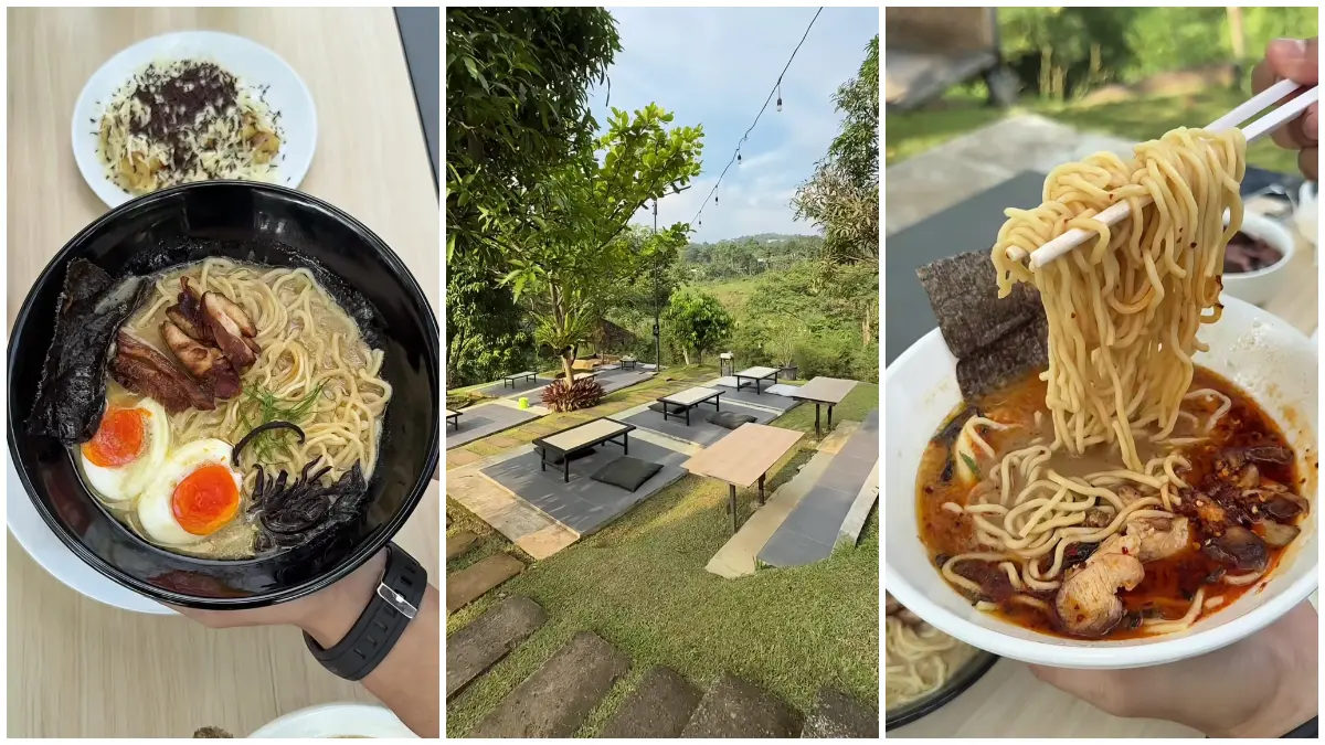 Suasana dan menu di Desa Jongkon Cafe and Resto, Sentul Bogor. (Foto: Instagram @desajongkon.id)