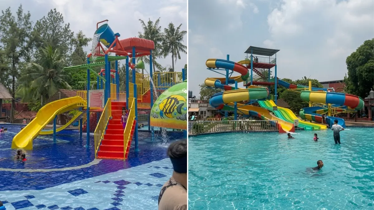 Wahana di pulau situ Gintung, Tangerang Selatan, rekomendasi tempat wisata yang dekat dengan Bogor. Foto: Instagram @pulausitugintung2
