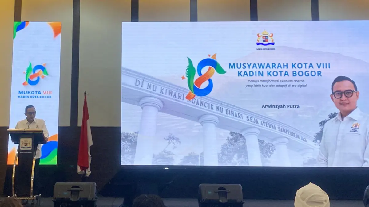 Arwinsyah Putra resmi terpilih sebagai Ketua Kamar Dagang dan Industri (Kadin) Kota Bogor. (Fikri/Radar Bogor)