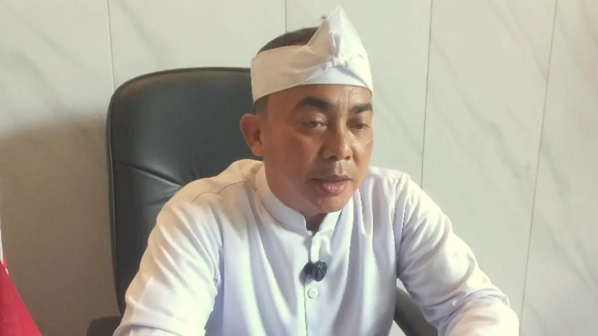 Camat Tenjo, Hendarsah menjelaskan soal krisis air bersih di wilayahnya.