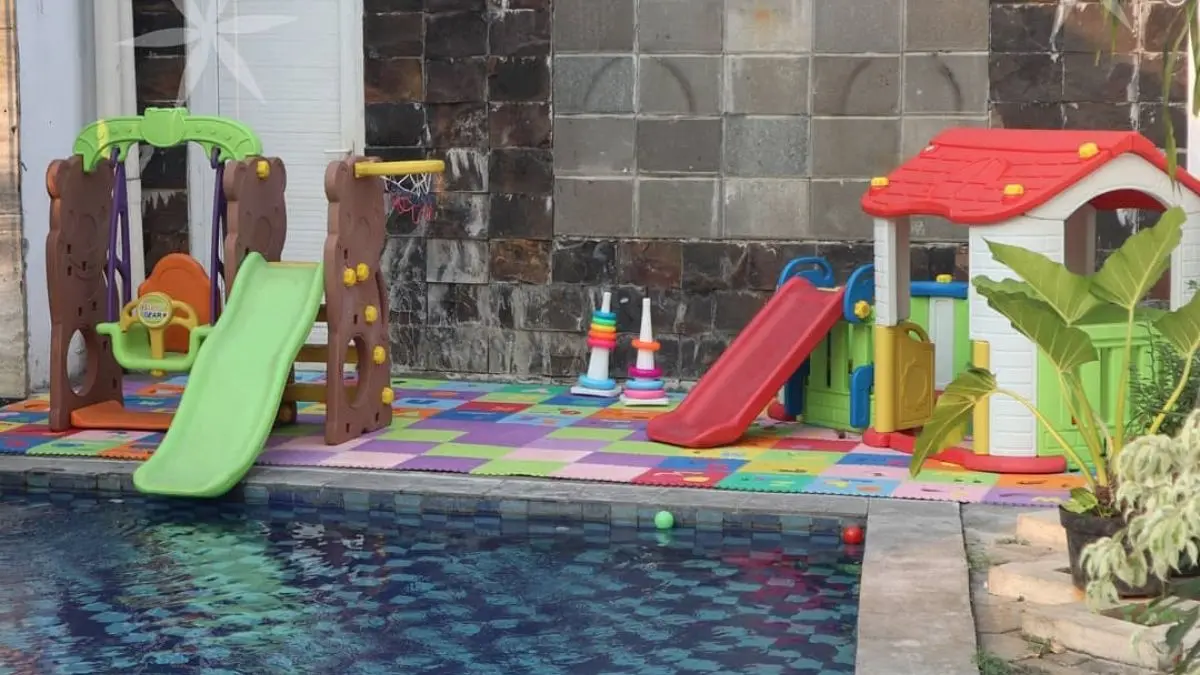 Fasilitas Playground di hotel Allium. (Foto: Instagram @alliumtangeranghotel)