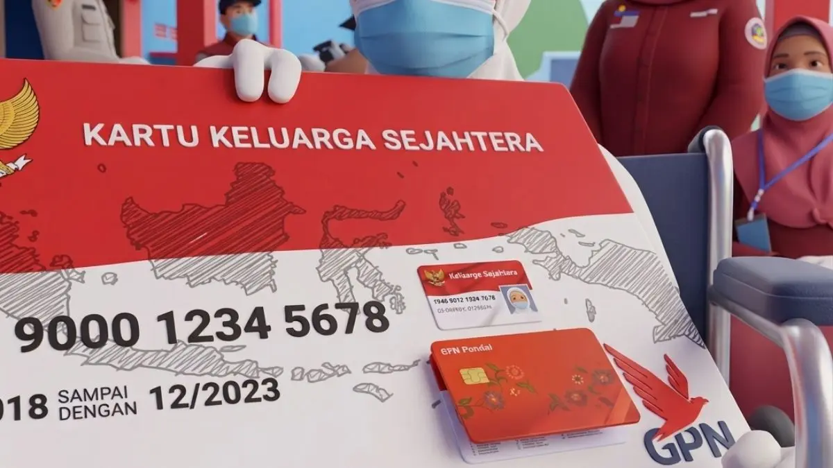 Ilustrasi Kartu KKS PKH dan BPNT (Instagram @kemensosri diperbarui oleh Gemini AI)