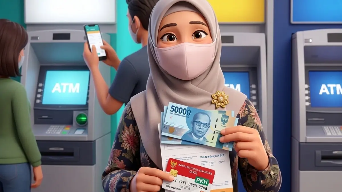 Ilustrasi KPM penerima bansos PKH dan BPNT (Instagram @pkhbandaaceh diperbarui oleh Gemini AI)