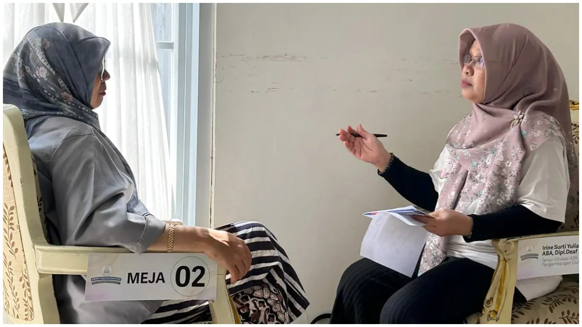 Konseling kesehatan mental dalam kegiatan Mental Healt Fest Bogor 2026. (Foto : Fauzan/Radar Bogor)