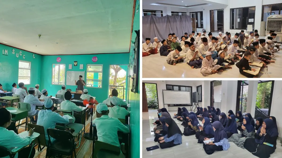 Suasana pembelajaran di Pondok Pesantren Tahfizh Raudhatul Qur