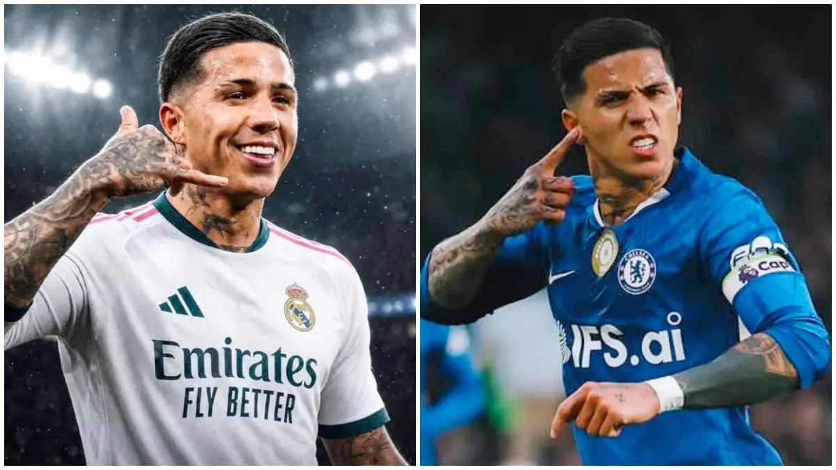 Enzo Fernandez menjadi target utama Jose Mourinho demi memperkuat lini tengah Real Madrid. (Foto: Instagram @enzojfernadez, @realmadrid, dan @433)