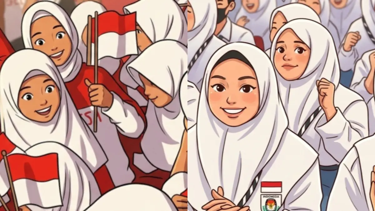 Ilustrasi penyaluran bantuan PIP. (Instagram @kemensosri/Diolah oleh Gemini AI) 
