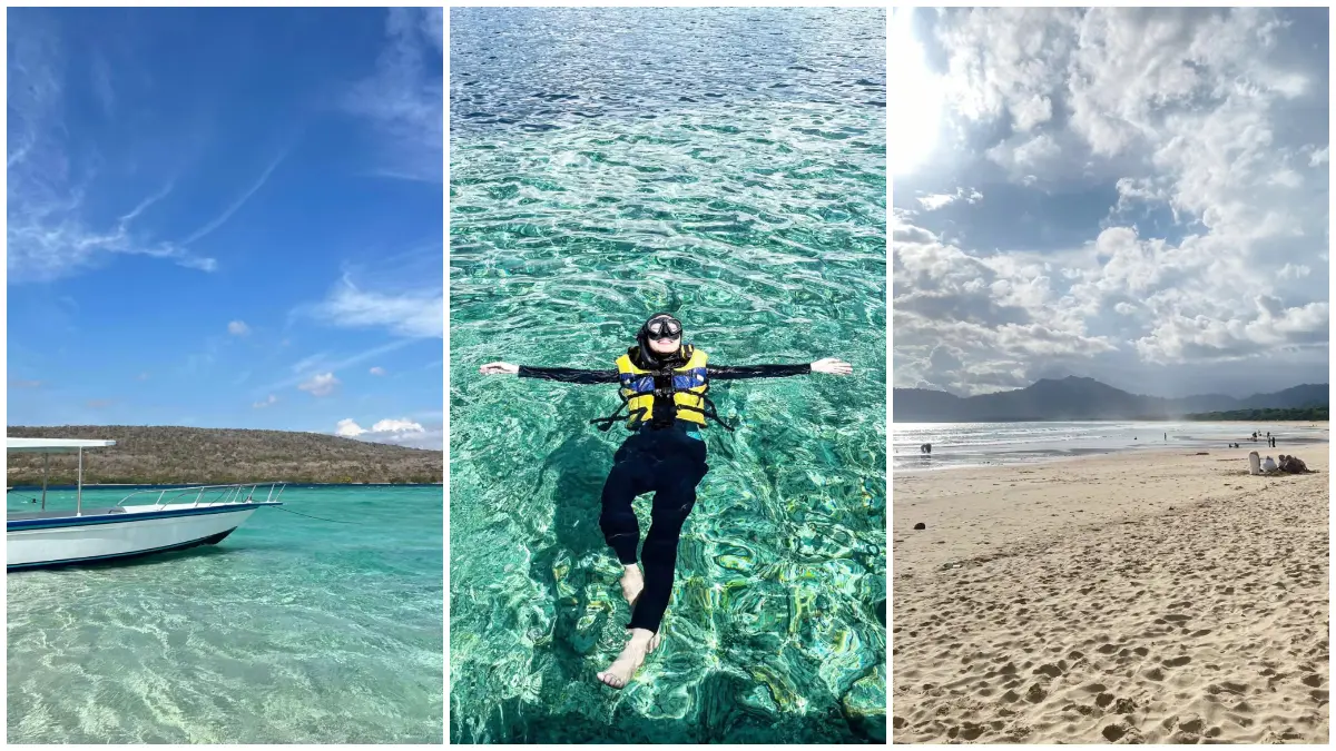 Rekomendasi hidden gem pulau eksotis di Banyuwangi. (Foto : TikTok: @a7doo, @anndyrsa, @alyyyysz_@bellacornelyasari)