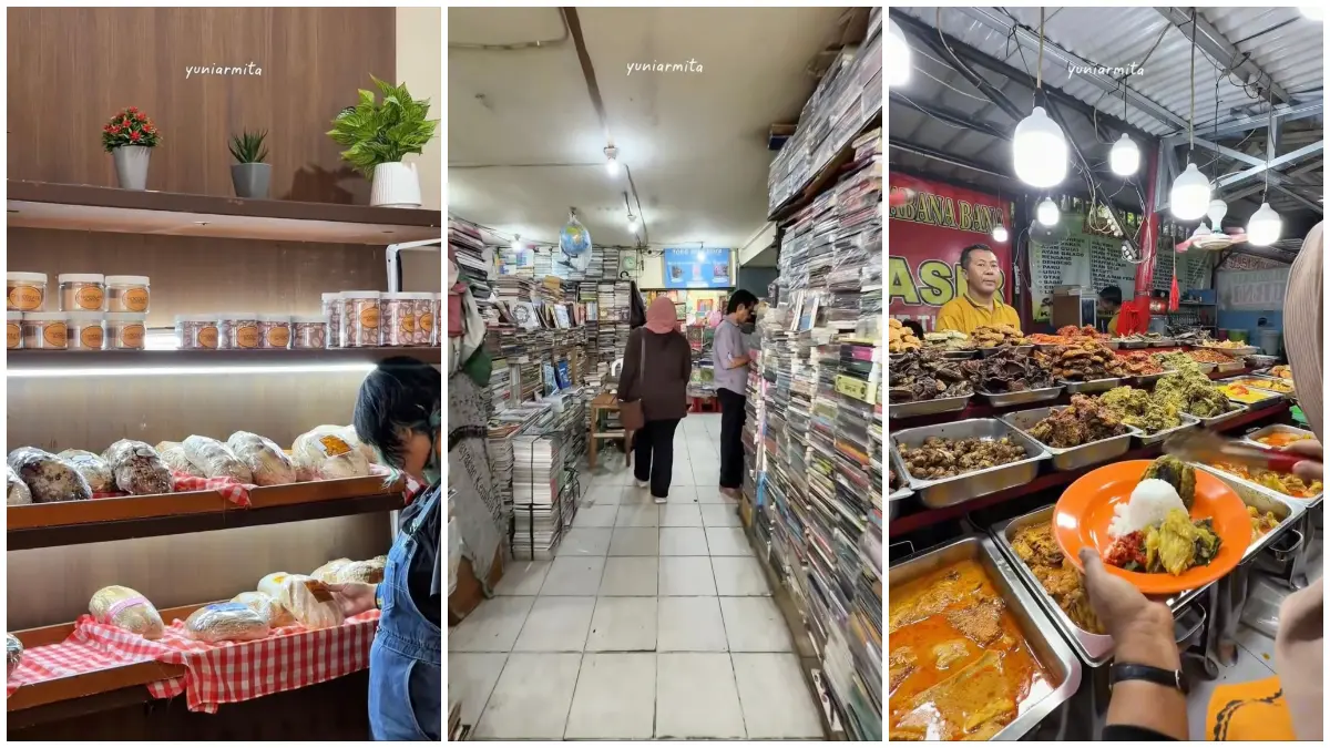 Suasana kawasan Pasar Senen yang menawarkan beragam destinasi kuliner, sejarah, dan belanja. (Foto: Instagram @yuniarmita)